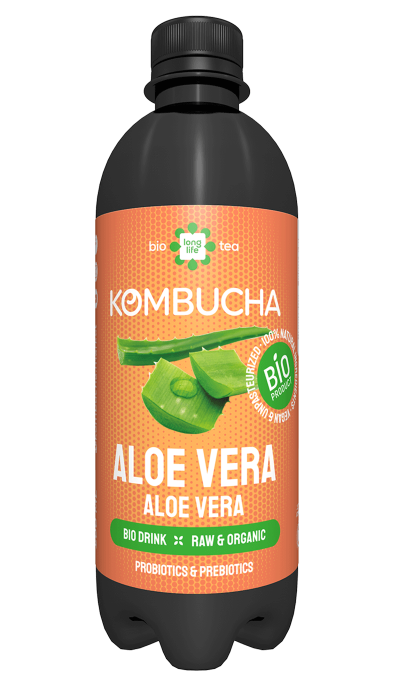 LONG LIFE BIO Kombucha Aloe Vera 0.5l